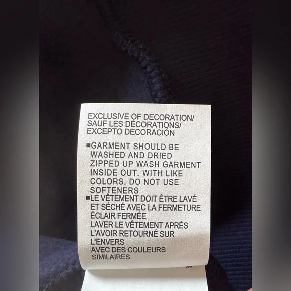 NWT Under Armour ColdGear Rival Fleece Fitted Full Zip Hoodie Navy Blue Men's XL - Picture 7 of 7